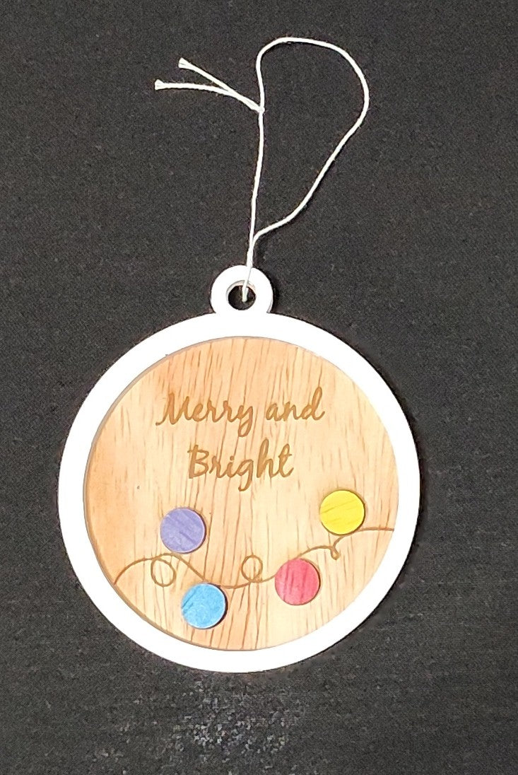 Merry and Bright Ornament